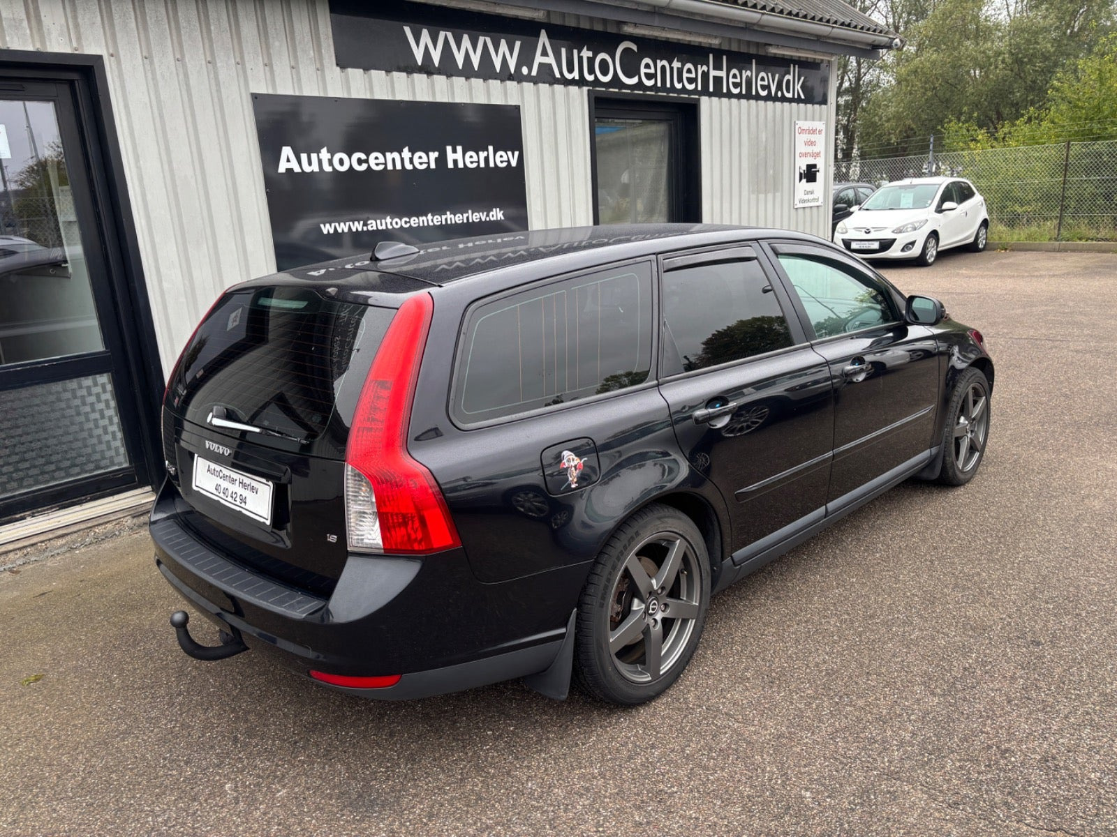Sort Volvo V50 fra 2007