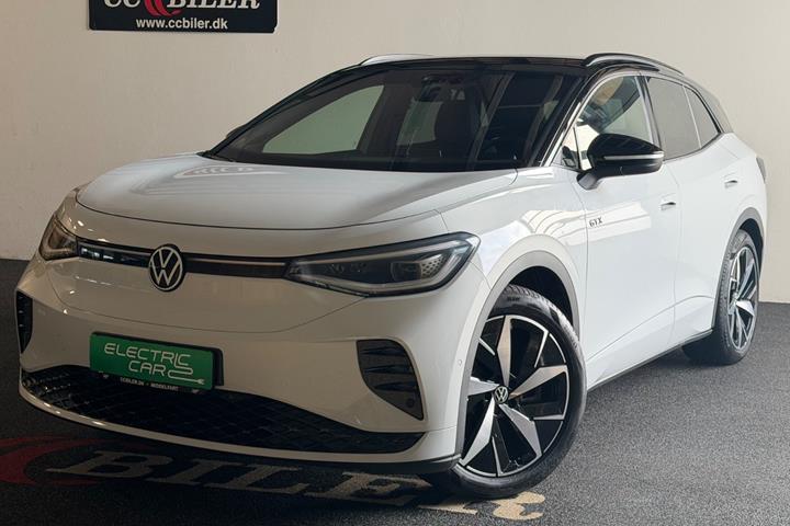 Hvid VW ID.4 fra 2023 set udefra