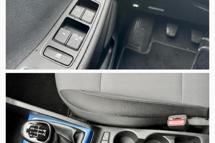 Grå Hyundai i20 fra 2017