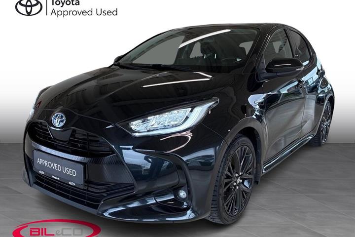 Sort Toyota Yaris fra 2020