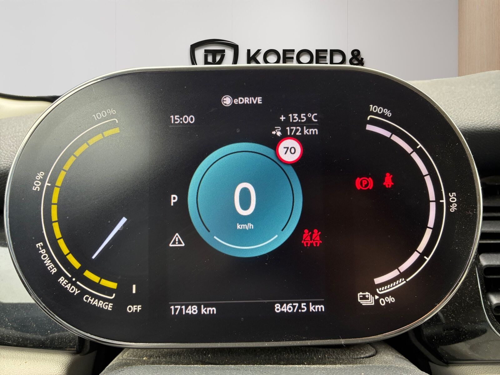 Grå Mini Cooper fra 2023