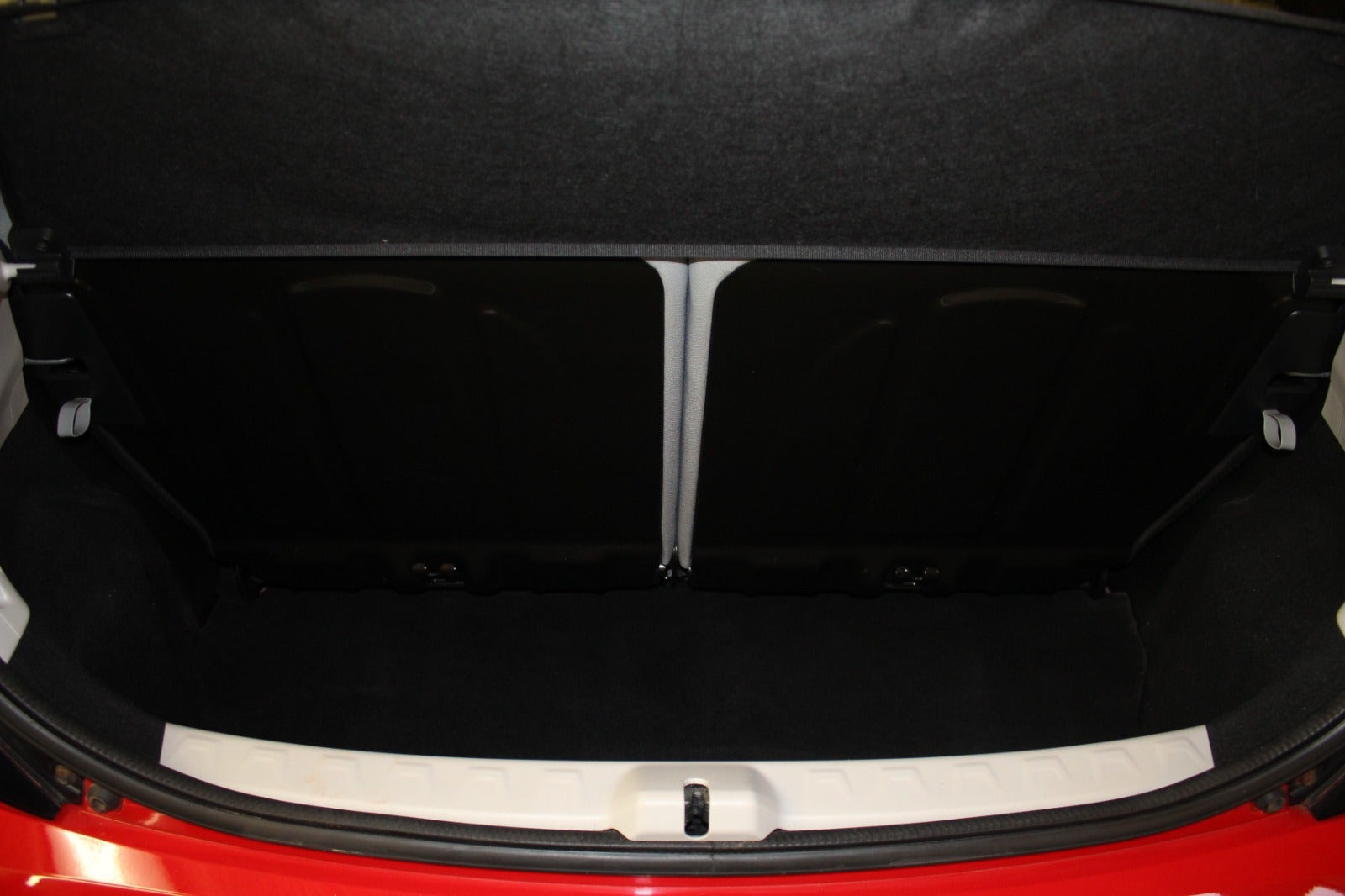 Rød Toyota Aygo fra 2016