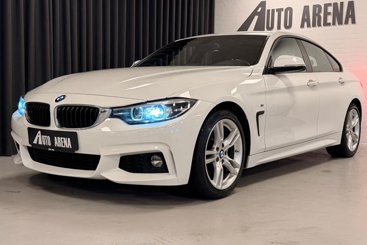 Hvid BMW 420i fra 2019