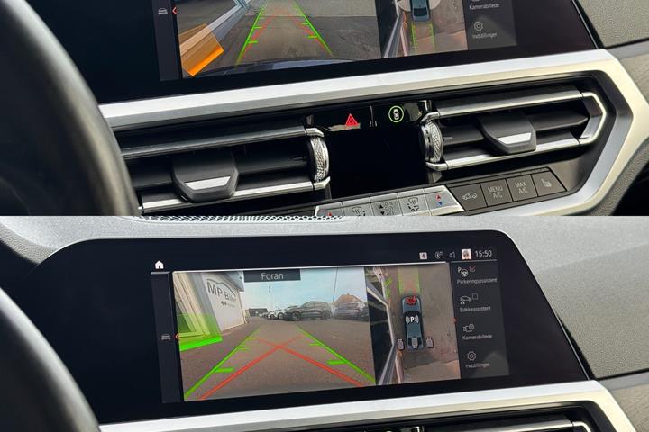 Grå BMW 330e fra 2020
