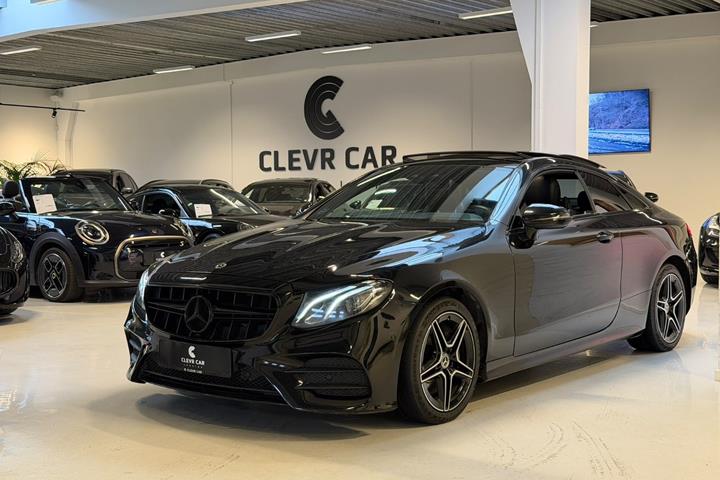 Sort Mercedes E300 fra 2018