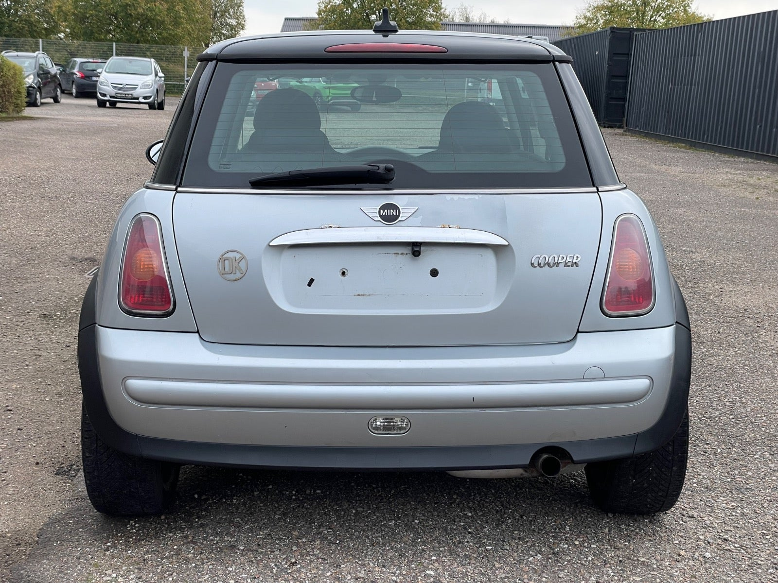Sølv Mini Cooper fra 2003