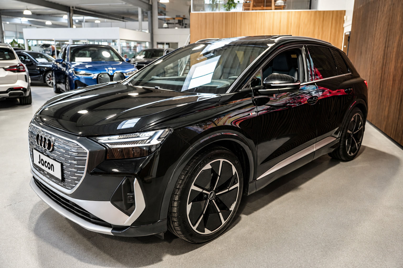 Sort Audi Q4 e-tron fra 2021