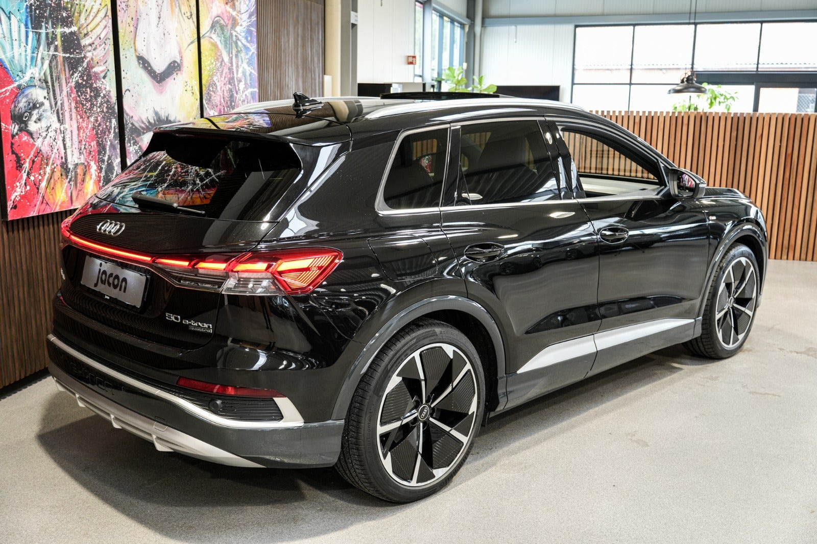 Sort Audi Q4 e-tron fra 2021