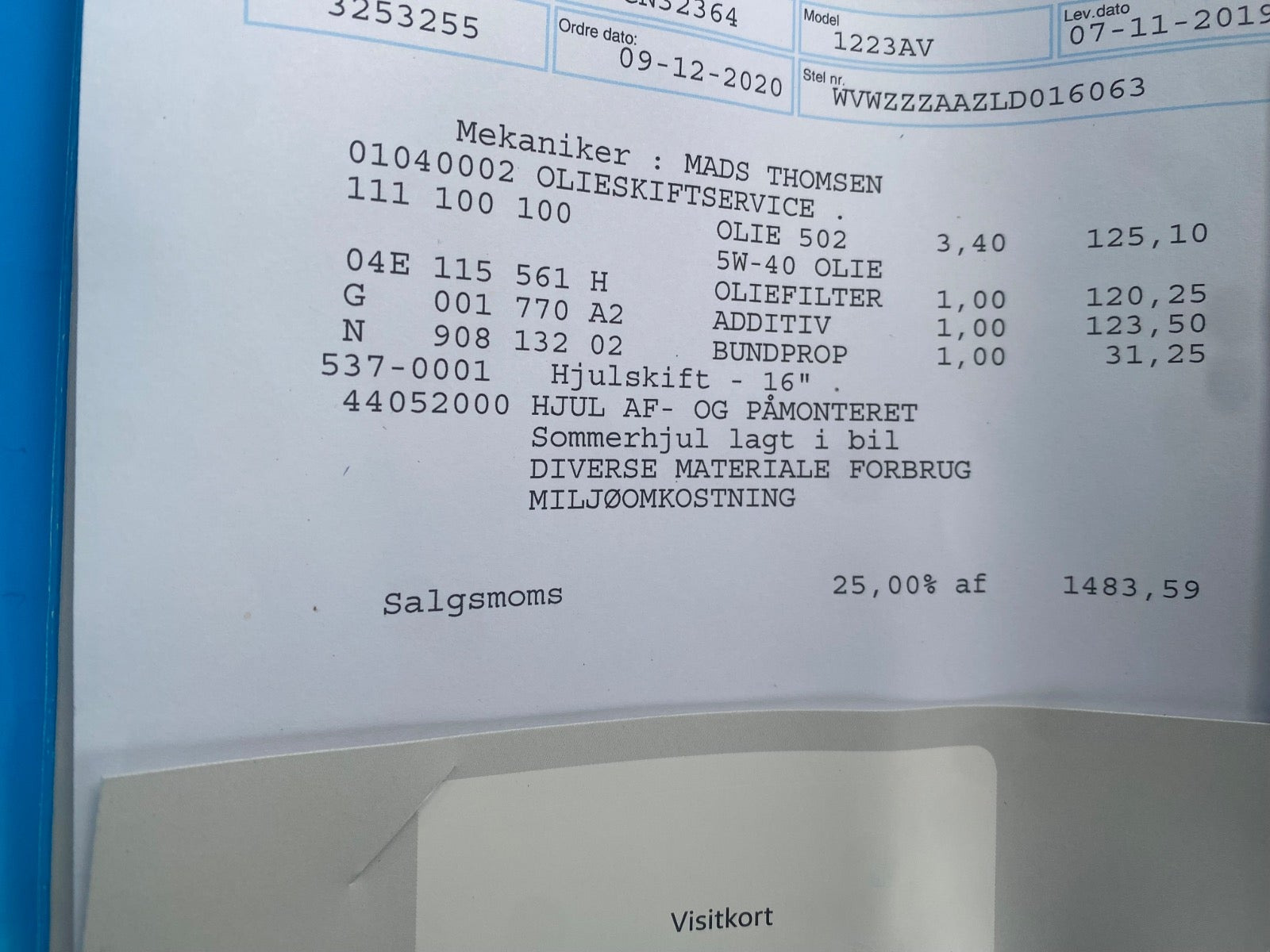 undefined VW UP! fra 2020