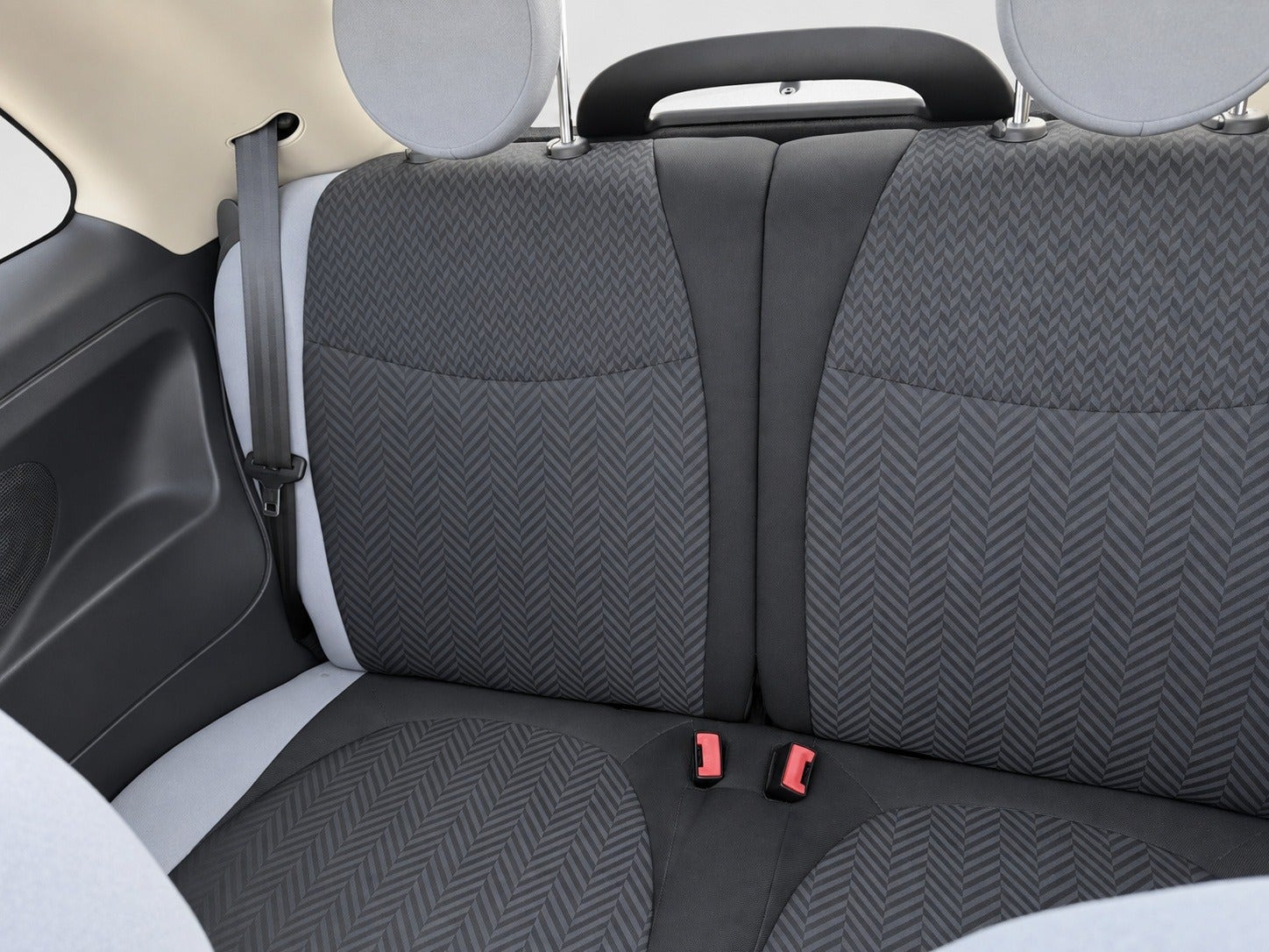 Grå Fiat 500C fra 2015