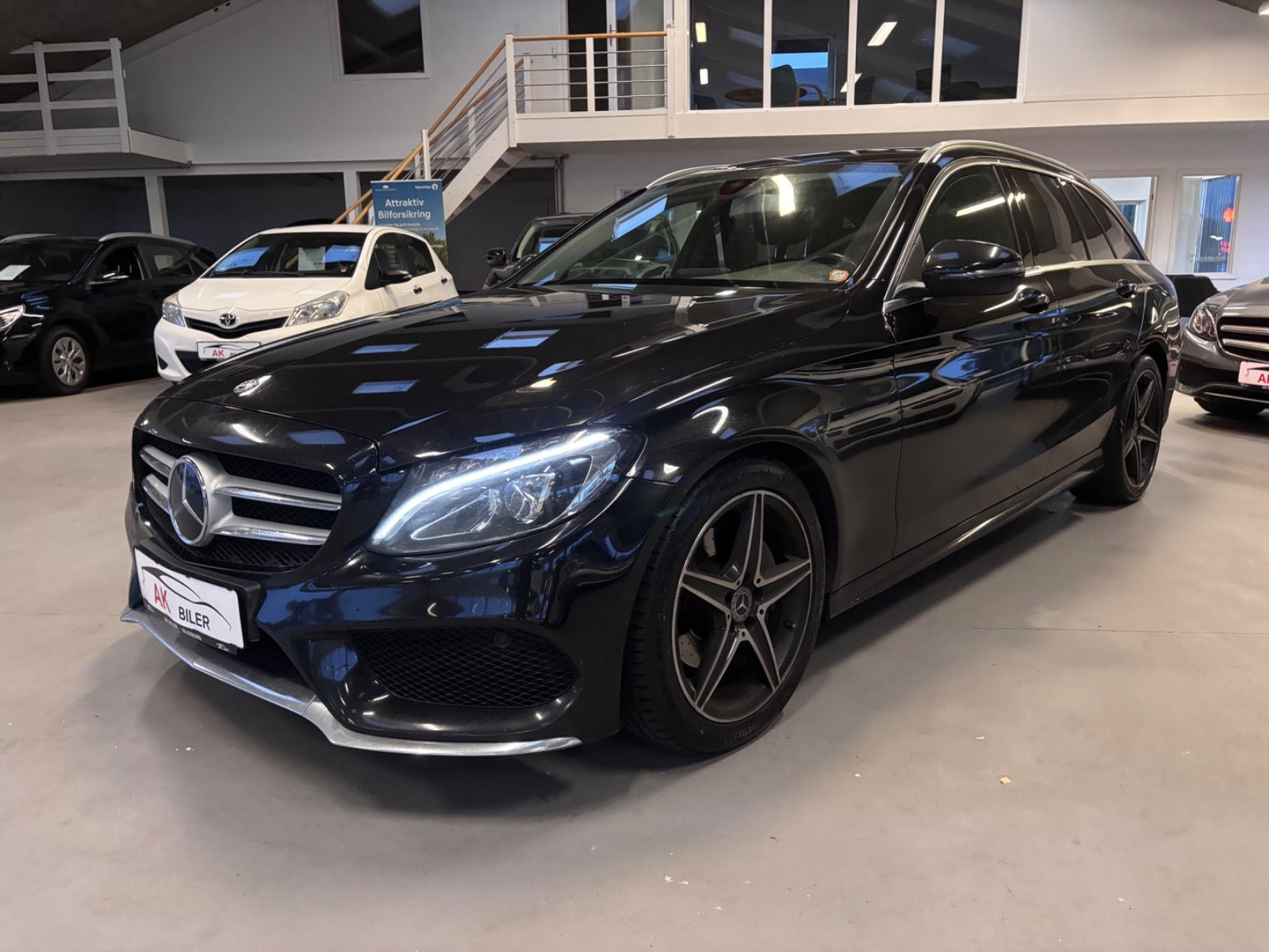Sort Mercedes C220 d fra 2018
