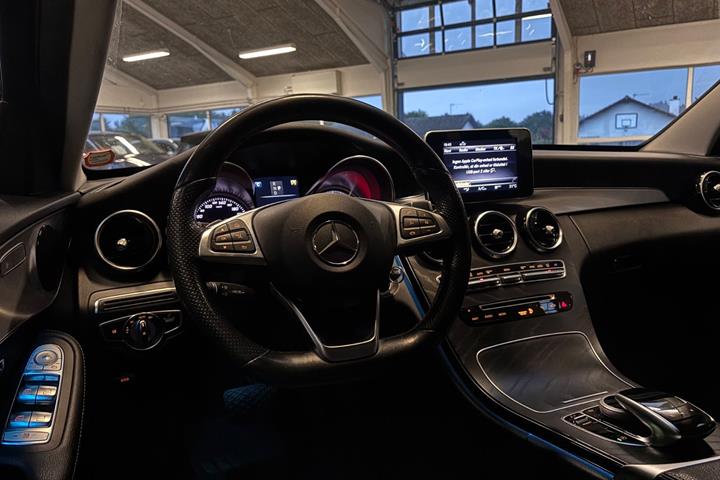 Sort Mercedes C220 d fra 2018