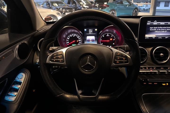 Sort Mercedes C220 d fra 2018