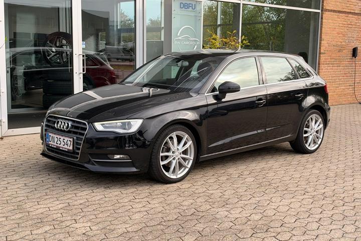 Sort Audi A3 fra 2014