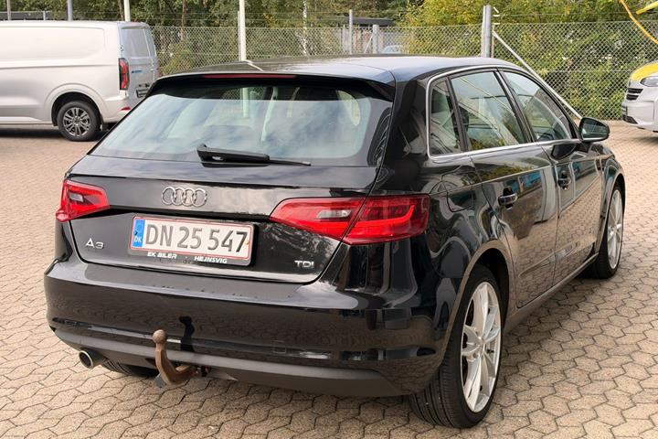 Sort Audi A3 fra 2014