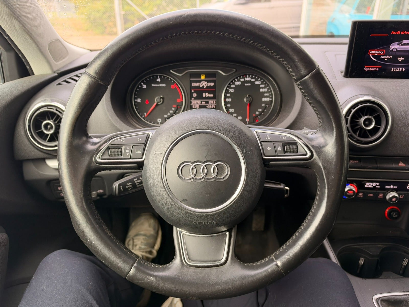 Sort Audi A3 fra 2014