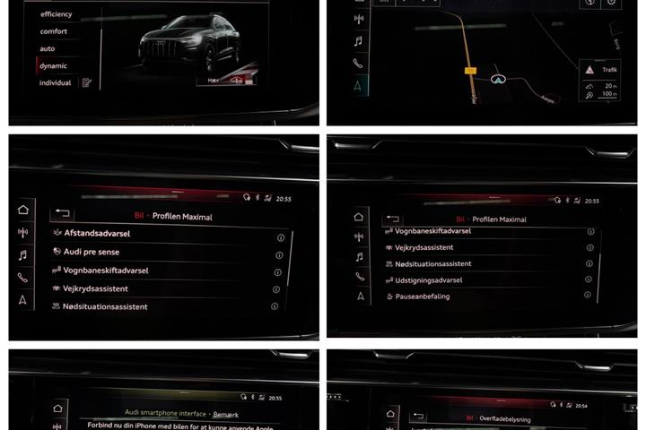 Sort Audi Q8 fra 2019