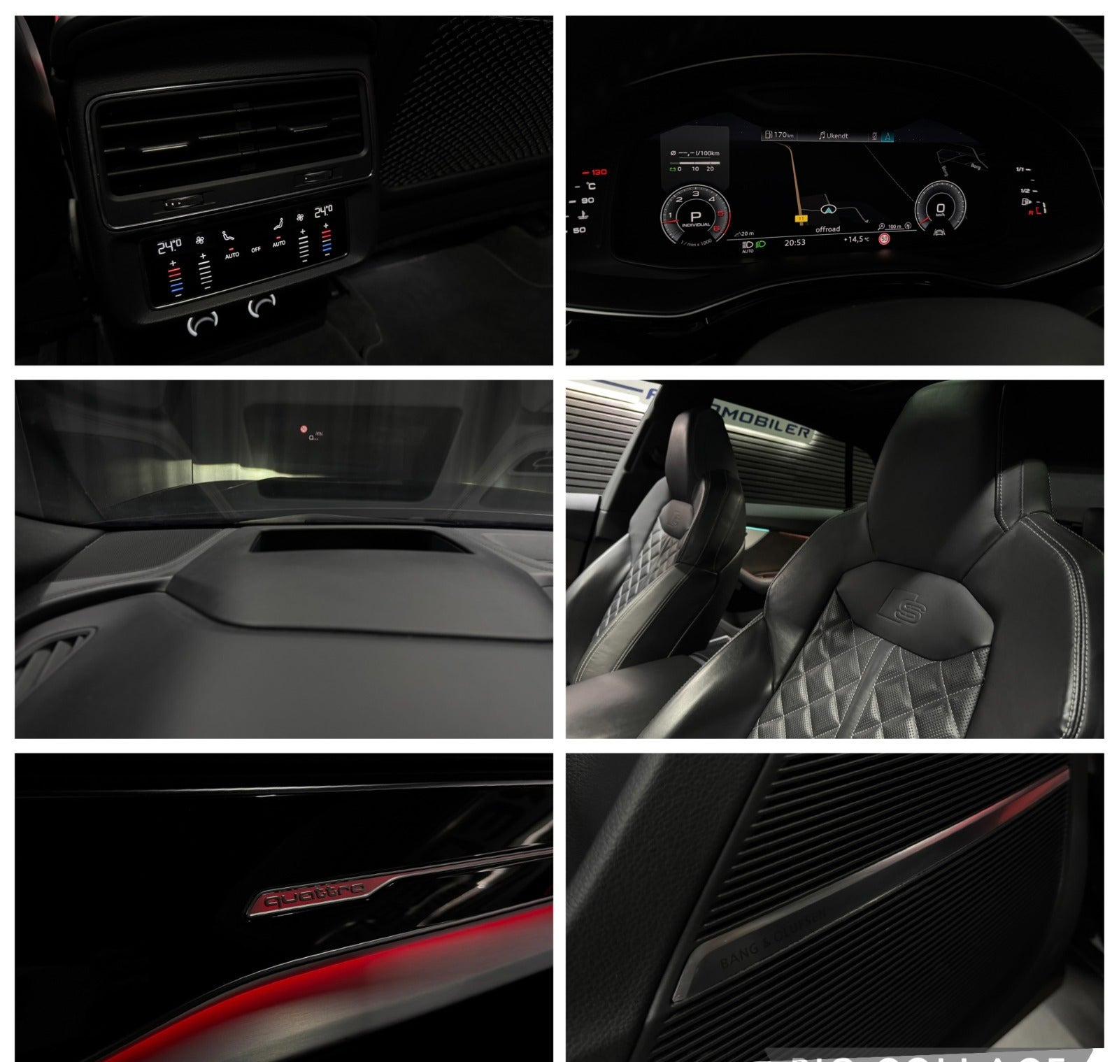 Sort Audi Q8 fra 2019