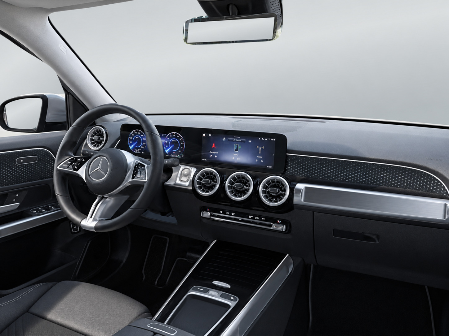 Grå Mercedes EQB250+ fra 2025
