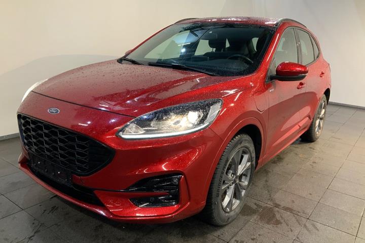 Rød Ford Kuga fra 2021