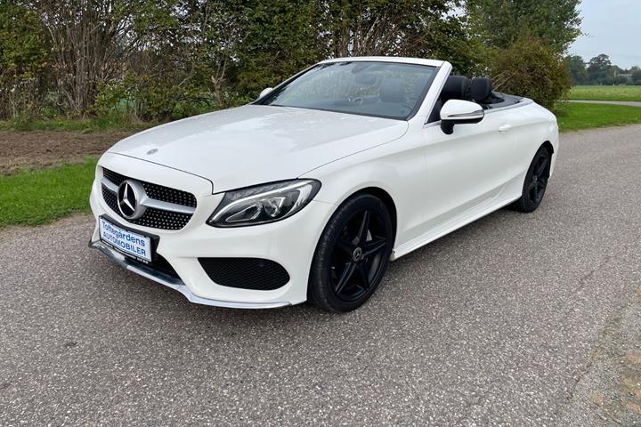Hvid Mercedes C200 fra 2017