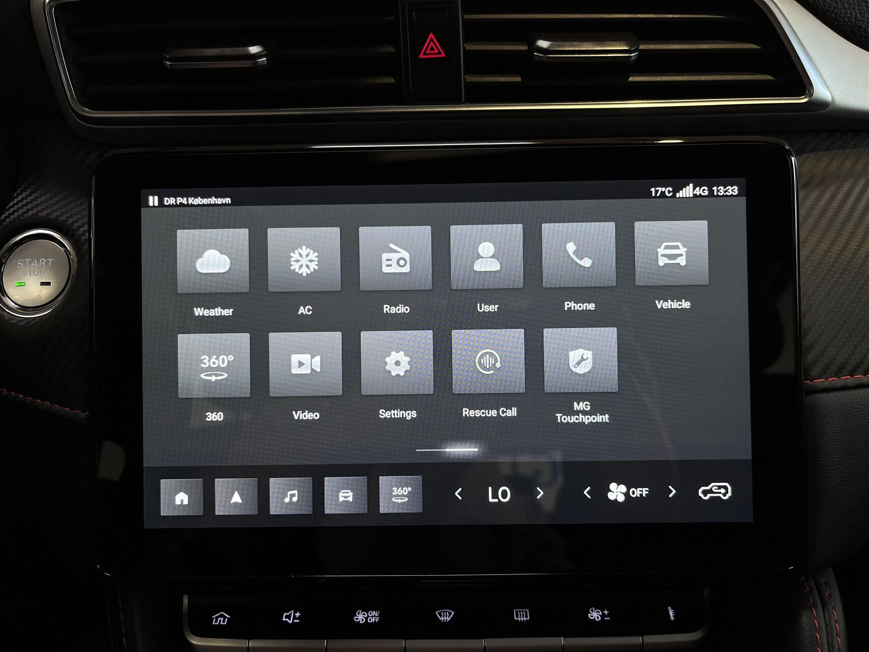 Sort MG ZS EV fra 2023