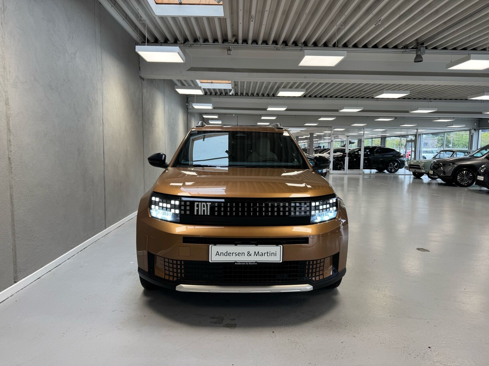 Brun Fiat Grande Panda fra 2025