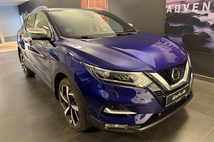 Blå Nissan Qashqai fra 2019