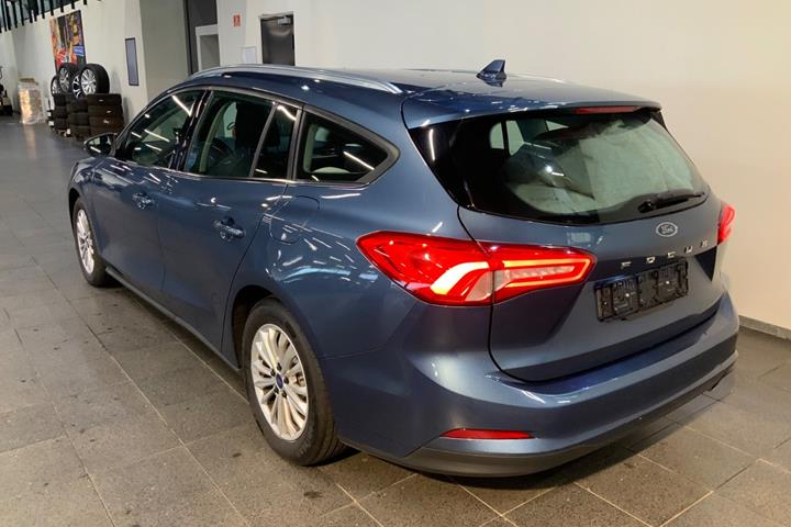 Blå Ford Focus fra 2019