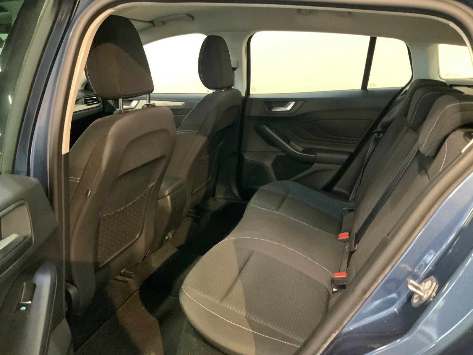 Blå Ford Focus fra 2019