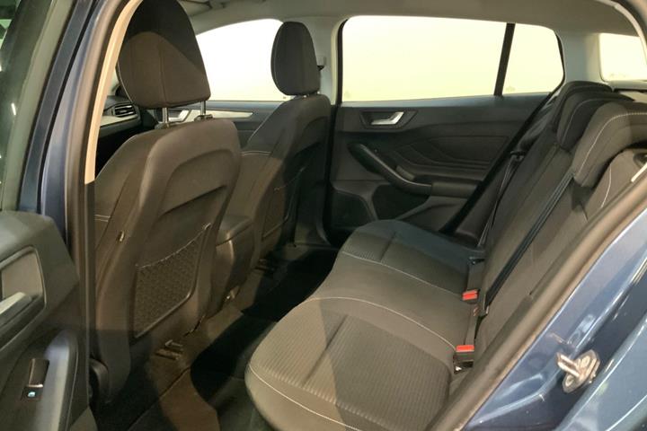 Blå Ford Focus fra 2019