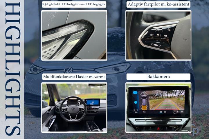 Grå VW ID.3 fra 2021