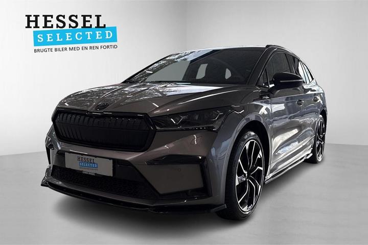 Grå Skoda Enyaq fra 2022