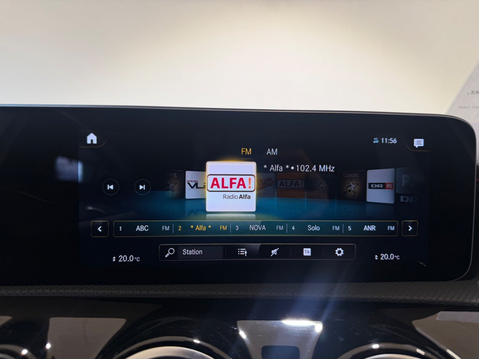 Sølv Mercedes A220 d fra 2020