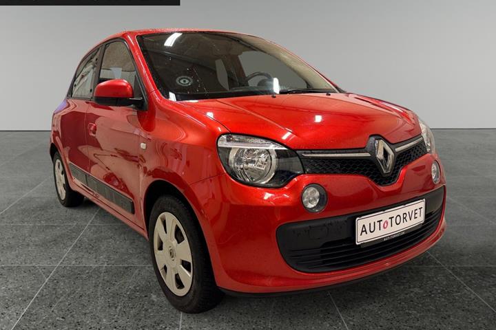 Rød Renault Twingo fra 2015