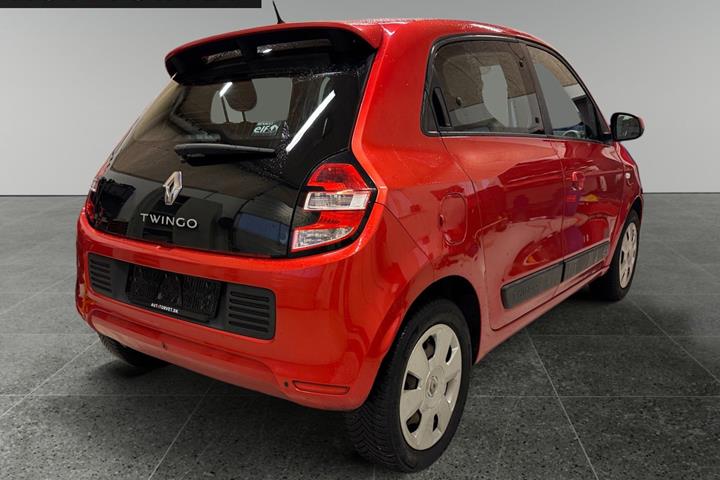 Rød Renault Twingo fra 2015