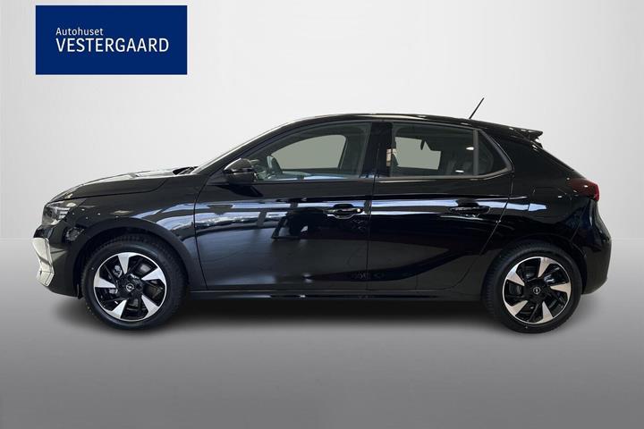 Sort Opel Corsa-e fra 2026