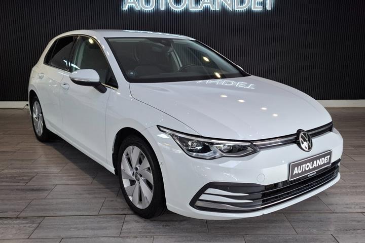 Hvid VW Golf VIII fra 2021