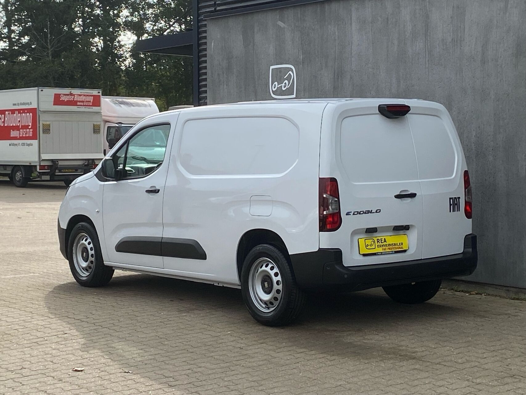 Hvid Fiat E-Doblò fra 2026