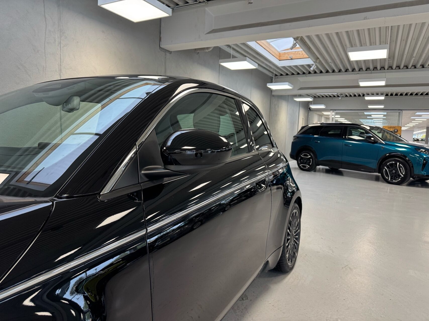 Sort Fiat 500e fra 2023