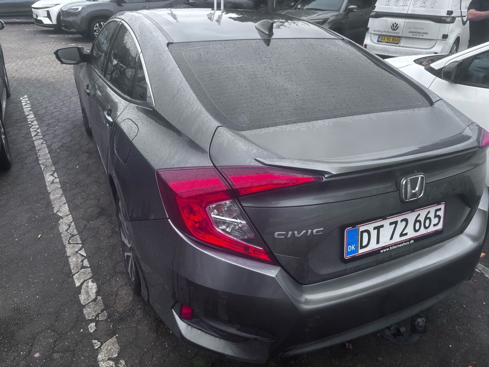 Sort Honda Civic fra 2021