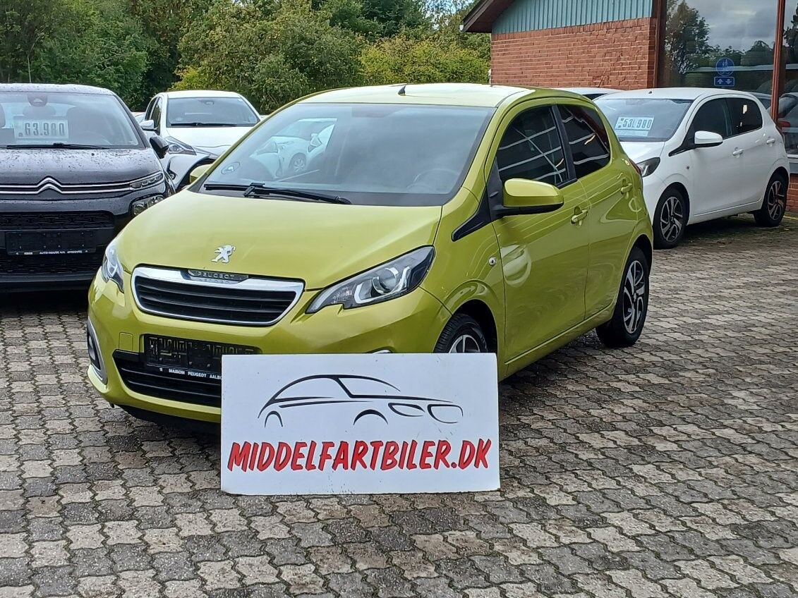 Grøn Peugeot 108 fra 2019