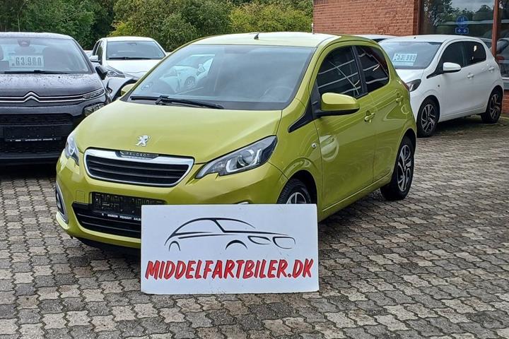 Grøn Peugeot 108 fra 2019