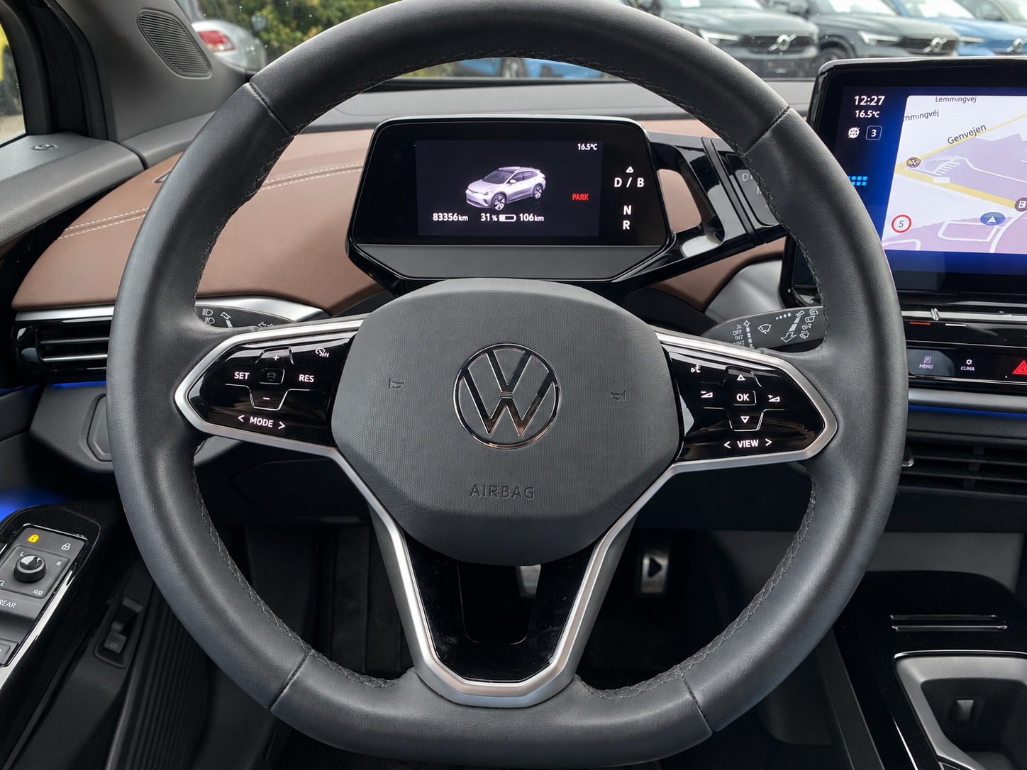 Grå VW ID.4 fra 2022