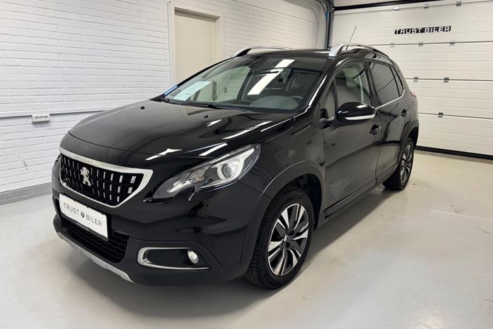 Sort Peugeot 2008 fra 2017 set udefra