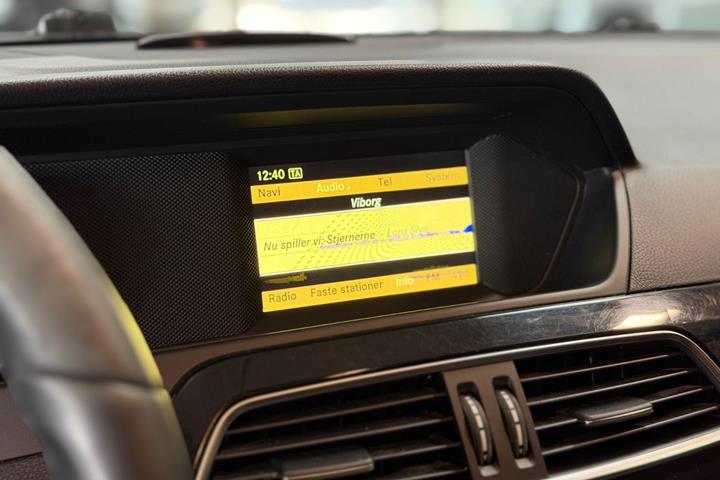 Sort Mercedes C200 fra 2012