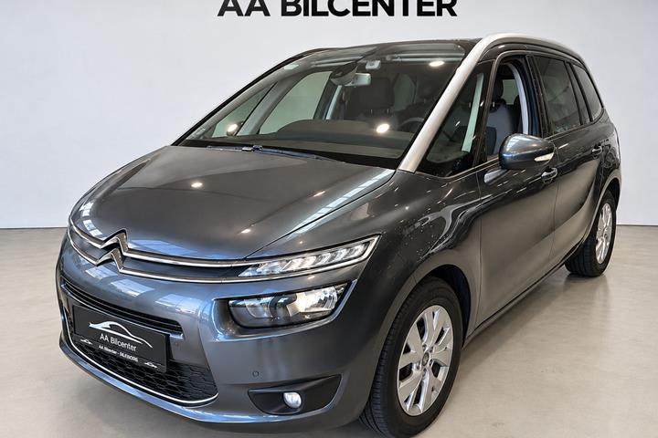 Grå Citroën Grand C4 Picasso fra 2017 set udefra