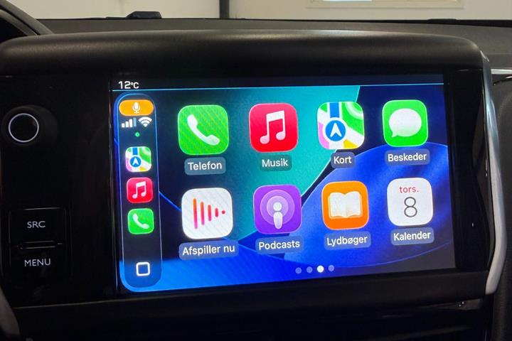 Sort Peugeot 208 fra 2018