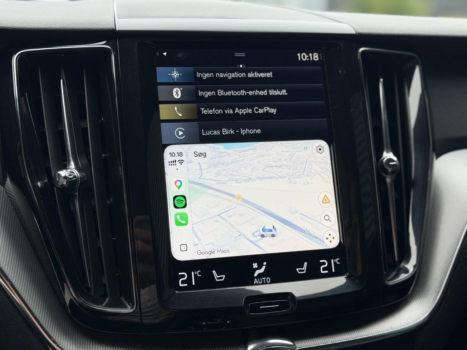 Sølv Volvo XC60 fra 2018