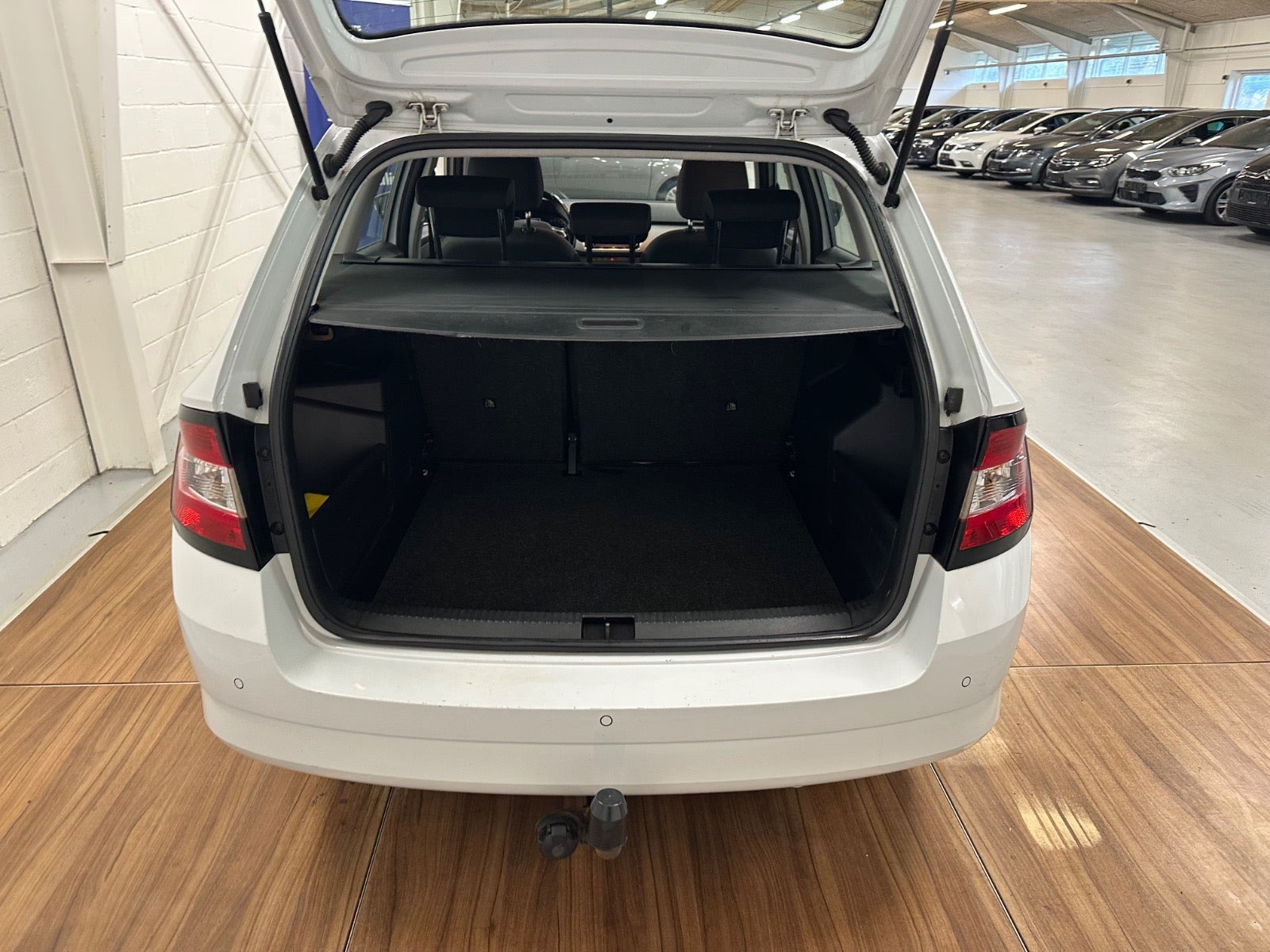 Hvid Skoda Fabia fra 2017